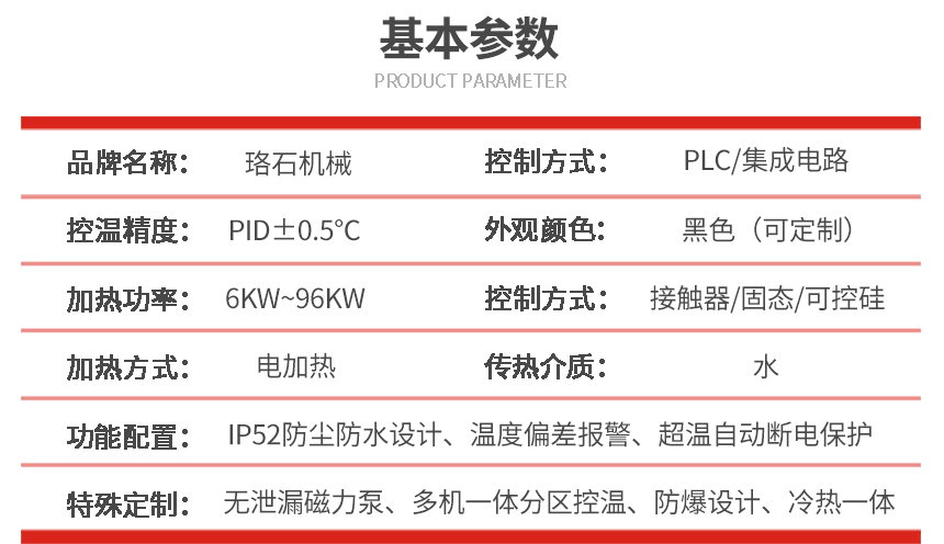 水式模溫機型號